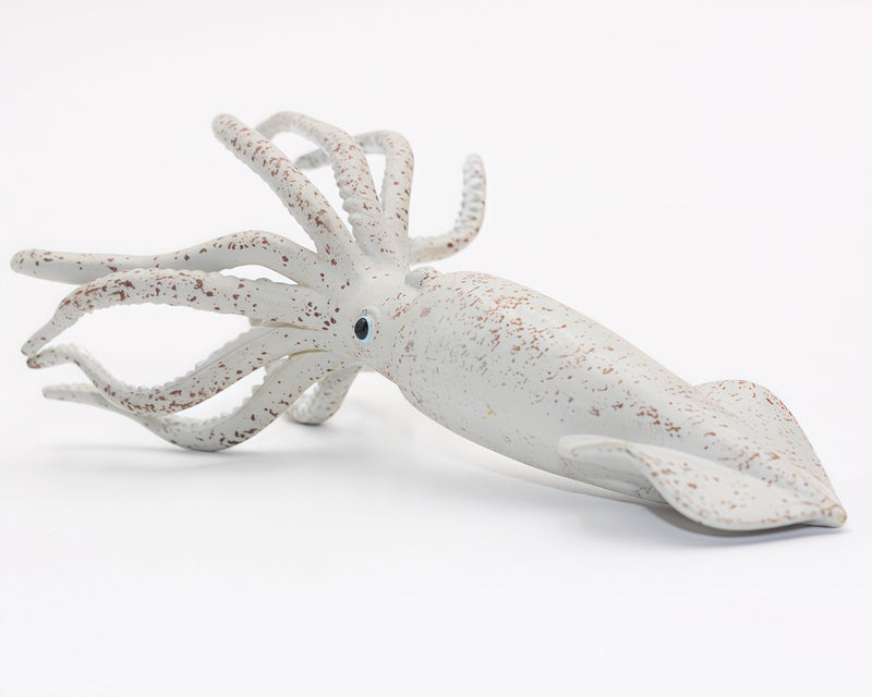 Gemini&Genius Squid Toy for Kids - Marine Animal Ocean World Toy Figure - 6 Inches Length-Sea Animal Action Figure Toy for Kids - Image 3